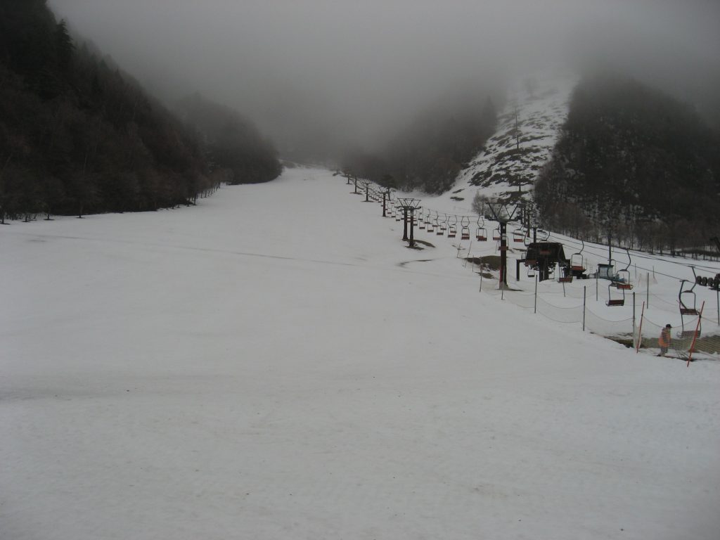 現在の平湯温泉スキー場